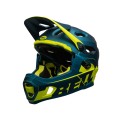 Bell Casque Super DH MIPS Bleu / Jaune - Purebike