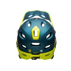 Bell Casque Super DH MIPS Bleu / Jaune - Purebike