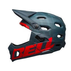 Bell Casque Super DH MIPS Bleu / Rouge - Purebike