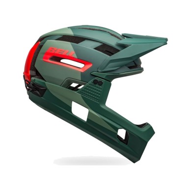 Bell Casque Super Air R MIPS Vert / Rouge - Purebike