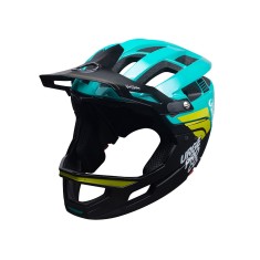 Urge Casque Gringo de la Pampa Bleu Noir - Purebike