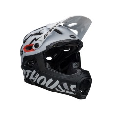 Bell Casque Super DH MIPS Blanc / Noir Fasthouse - Purebike