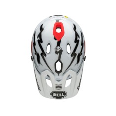 Bell Casque Super DH MIPS Blanc / Noir Fasthouse - Purebike