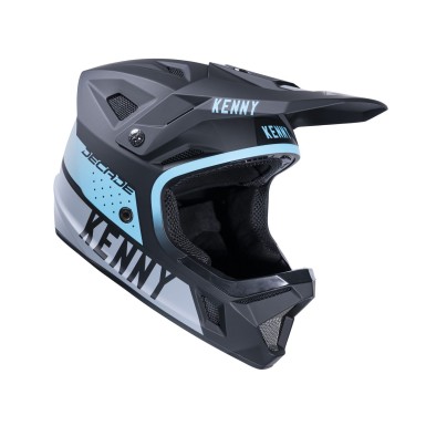 Kenny Casque Decade MIPS Smash Black Turquoise - Purebike