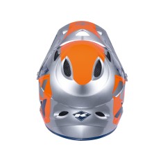 Casque Downhill Graphic Orange