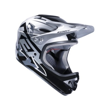 Kenny Casque Downhill Graphic Silver - Purebike