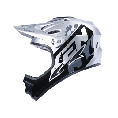 Kenny Casque Downhill Graphic Silver - Purebike