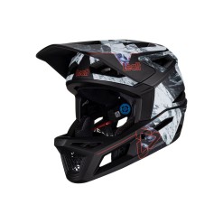 Leatt Casque MTB Gravity 4.0 - Noir / Blanc Alpine - Purebike