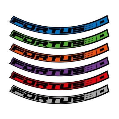 Hope Kit Stickers pour jantes Fortus 30 - 26" - Purebike