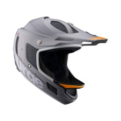 Casque Archi Enduro RR Argent - Orange - Blanc - Taille S - Casque VTT intégral - Equipement sécurité VTT pour Cycliste - Purebi