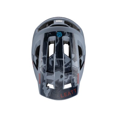 Leatt Casque MTB AllMtn 4.0 - gris Titanium - S 51-55cm - Purebike