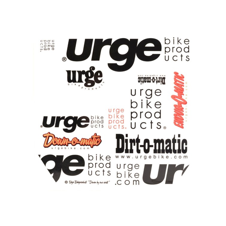 Planche de stickers pour décoration de casques VTT et vélo