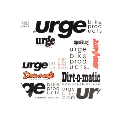 Planche de stickers pour décoration de casques VTT et vélo