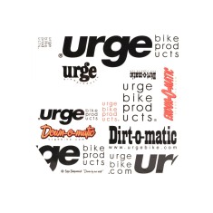 Planche de stickers pour décoration de casques VTT et vélo