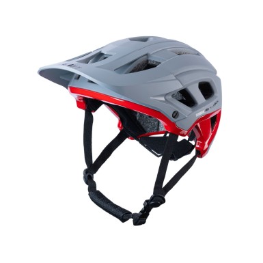 Kenny Casque Scrambler Gris Rouge - Purebike