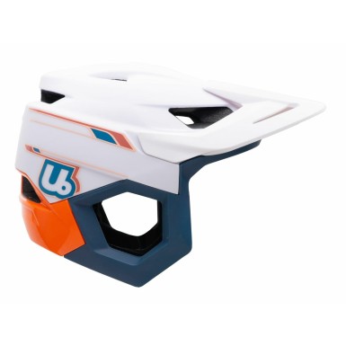 Urge Casque Rascas - Artic Flare Blanc/Orange - Purebike