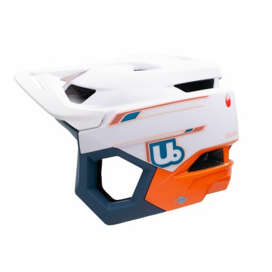 Urge Casque Rascas - Artic Flare Blanc/Orange - Purebike