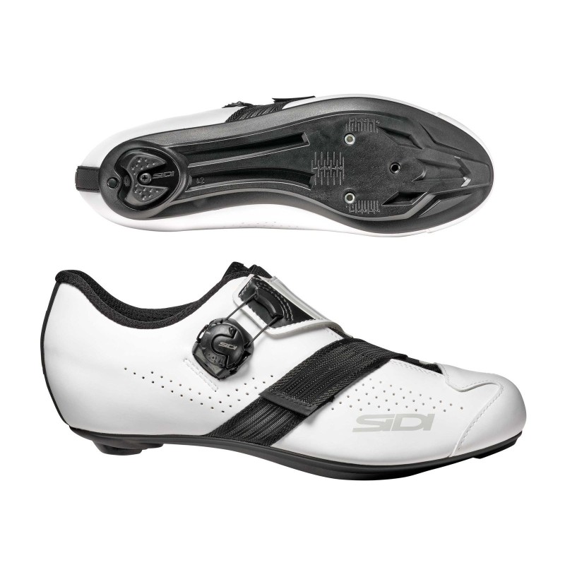 Sidi Chaussures Route PRIMA - Blanc/Noir - Purebike