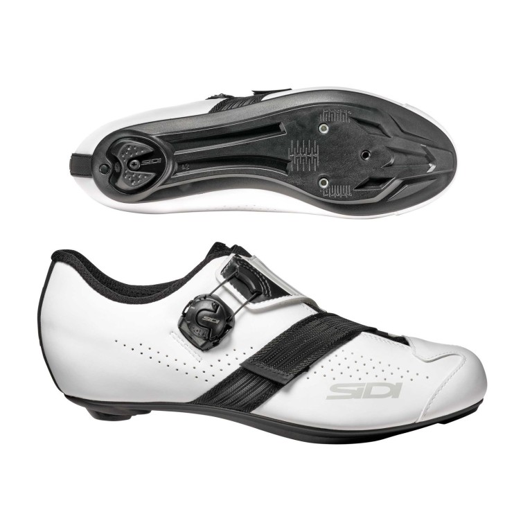 Sidi Chaussures Route PRIMA - Blanc/Noir - Purebike