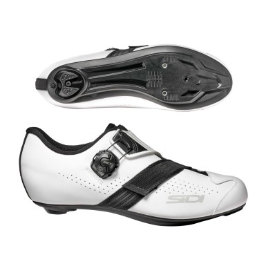 Sidi Chaussures Route PRIMA - Blanc/Noir - Purebike