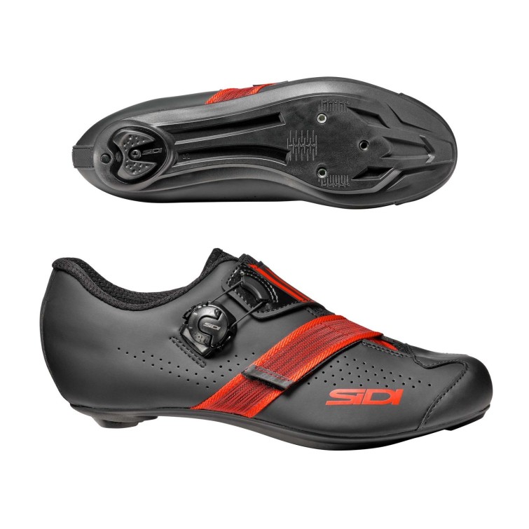 Sidi Chaussures Route PRIMA - Noir/Rouge - Purebike