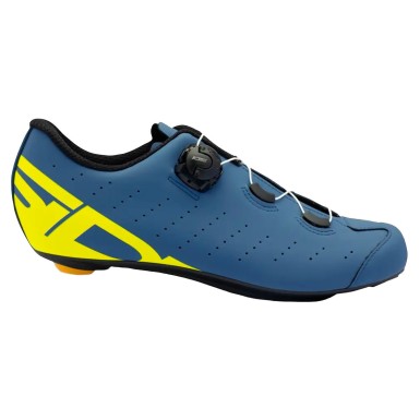 Sidi Chaussures Route FAST 2 - Bleu/Jaune - Purebike