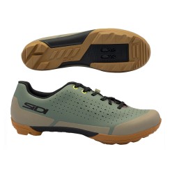 Sidi Chaussures Gravel ASPER LACES - Vert Military - Purebike