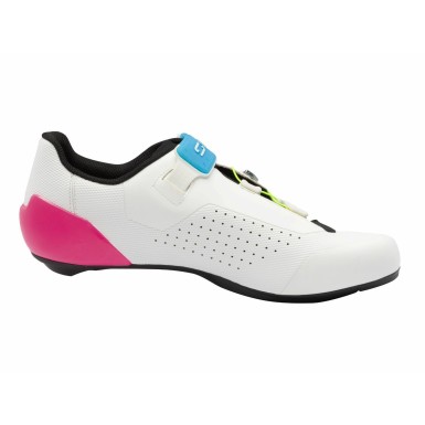 Sidi Chaussures Route GENIUS X WYVE Blanc / Rose Fluo - Purebike
