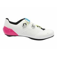 Chaussures Route GENIUS X WYVE Blanc / Rose Fluo
