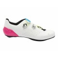 Chaussures Route GENIUS X WYVE Blanc / Rose Fluo