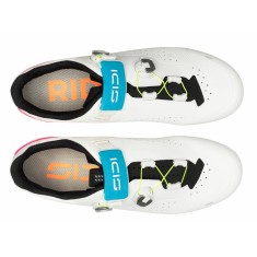 Chaussures Route GENIUS X WYVE Blanc / Rose Fluo