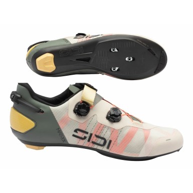 Sidi Chaussures Route WIRE 3 Sand / Coral Fluo - Purebike
