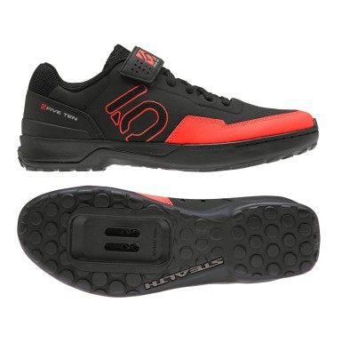 Five Ten Chaussures Kestrel Lace Noir et Rouge - Purebike