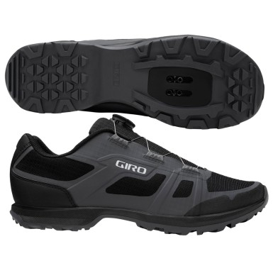 Giro Chaussures Gauge Boa Dark Shadow / Noir - Purebike