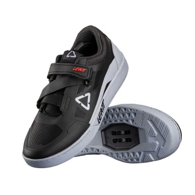 Leatt Chaussures 5.0 Clip Gris Titanium - Purebike