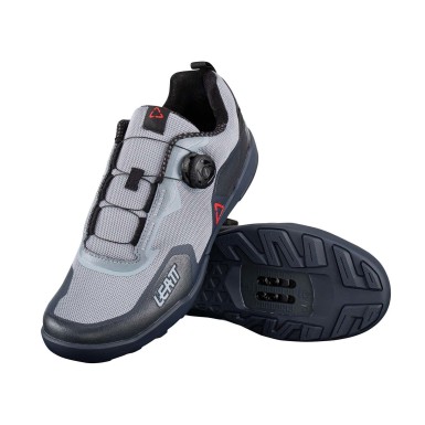 Leatt Chaussures 6.0 Clip - Gris Titanium - Purebike