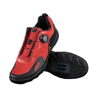 Leatt Chaussures 6.0 Clip - Rouge Lava - Purebike