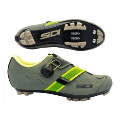 Sidi Chaussures VTT AERTIS - Vert Military/Jaune - Purebike