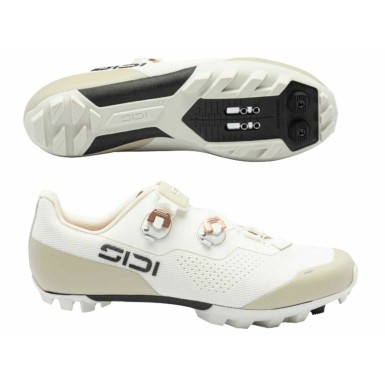 Sidi Chaussures Dominator X Femme - Blanc Ice / Beige - Purebike
