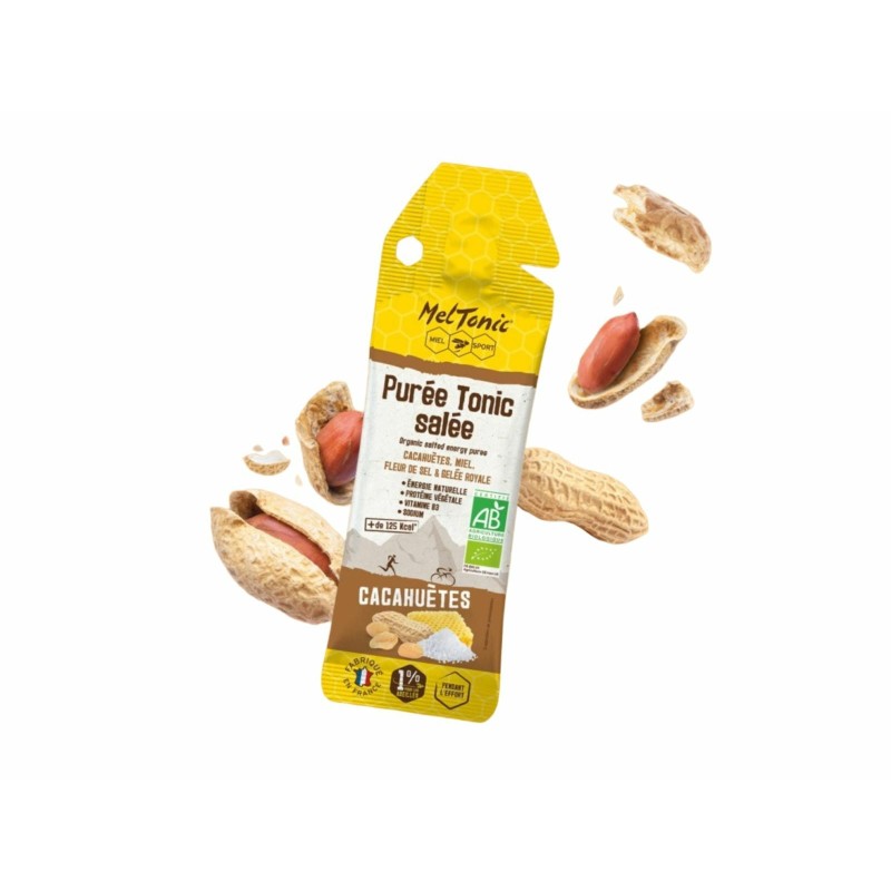 Meltonic Purée salée Bio saveur Cacahuète et Fleur de sel - Purebike