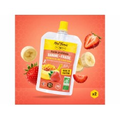 Meltonic Crème protéinée Bio saveur Banane et Fraise - Purebike
