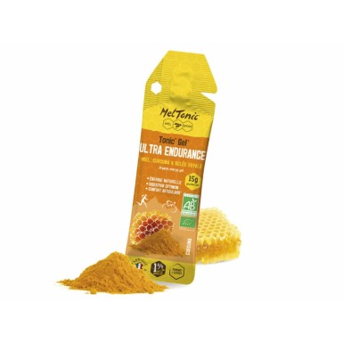 Gel énergétique Tonic'Gel Ultra Endurance Bio saveur Miel et Curcuma