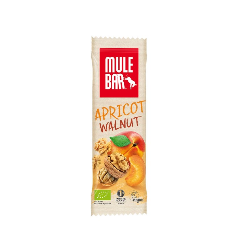 Mulebar Barre énergétique Abricot, Noix - Purebike