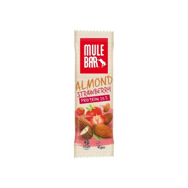 Mulebar Barre protéinée Amande, Fraise - Purebike