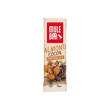 Mulebar Barre protéinée Amande, Cacao Boite  de 15 - Purebike