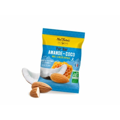 Meltonic Barre énergétique Pur'Bar Bio saveur Amande et Coco - Purebike