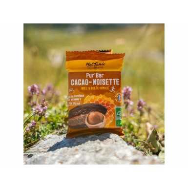 Meltonic Barre énergétique Pur'Bar Bio saveur Cacao et Noisette - Purebike