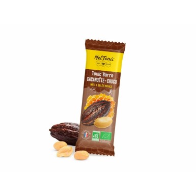 Meltonic Barre énergétique Tonic'Barre Bio saveur Cacahuète et Choco - Purebike