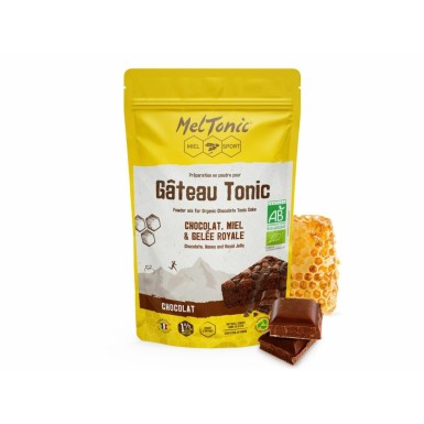 Meltonic Gâteau énergétique Tonic Bio saveur Chocolat et Miel - Purebike