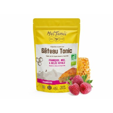 Meltonic Gâteau énergétique Tonic Bio saveur Framboise et Miel - Purebike